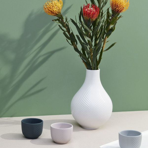 Wedgwood Folia Bone China Table Vase & Reviews Wayfair